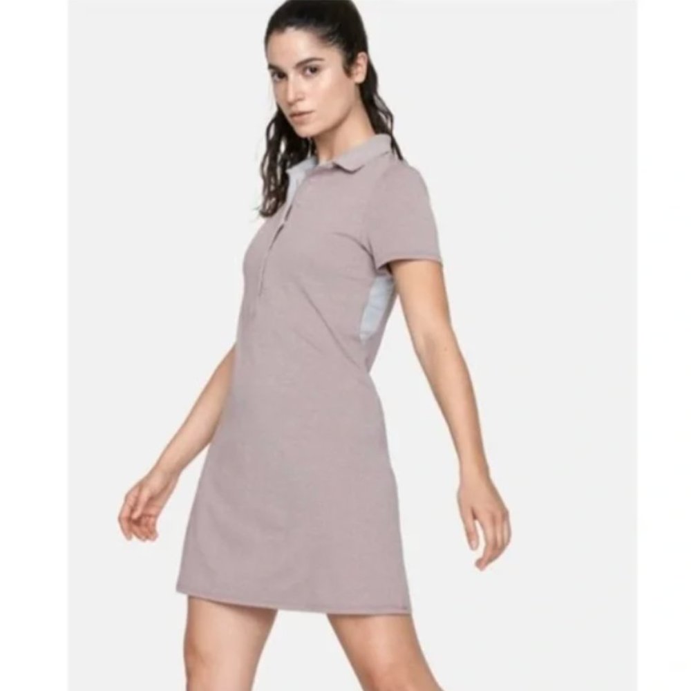Outdoor Voices Players Polo Tennis Athletic Dress ' Blush' Medium